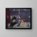 Visit in the purple room - Maurice Denis — framed artwork on a wall