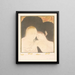 A woman embraces a young man in her arms - Maurice Denis — framed artwork on a wall