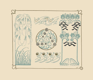 Abstract design based on berries, leaves, and herbs - Maurice Pillard Verneuil — artwork view