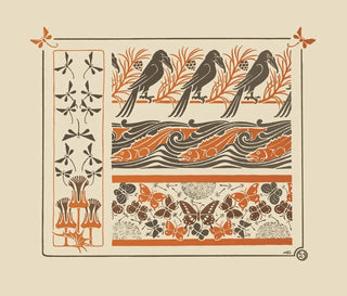 Abstract design inspired by birds, fish, butterflies, and dragonflies - Maurice Pillard Verneuil — artwork view