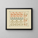Abstract design based on curved shapes - Maurice Pillard Verneuil — framed artwork on a wall