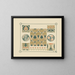 an abstract design based on flower buttons, berries, and tulips - Maurice Pillard Verneuil — framed artwork on a wall