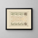 Abstract design based on intertwined curved shapes - Maurice Pillard Verneuil — framed artwork on a wall