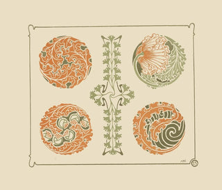 Abstract design based on leaf shapes - Maurice Pillard Verneuil — artwork view