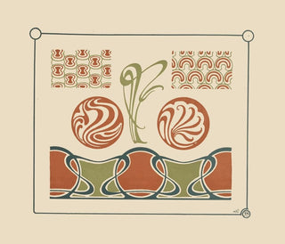 Abstract design based on organic shapes and arabesques - Maurice Pillard Verneuil — artwork view