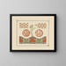 Abstract design based on organic shapes and arabesques - Maurice Pillard Verneuil — framed artwork on a wall