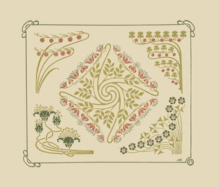 Abstract design based on small leaf shapes - Maurice Pillard Verneuil — artwork view