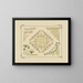 Abstract design based on small leaf shapes - Maurice Pillard Verneuil — framed artwork on a wall