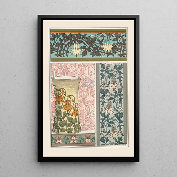 Ancolie 2 - Maurice Pillard Verneuil — framed artwork on a wall