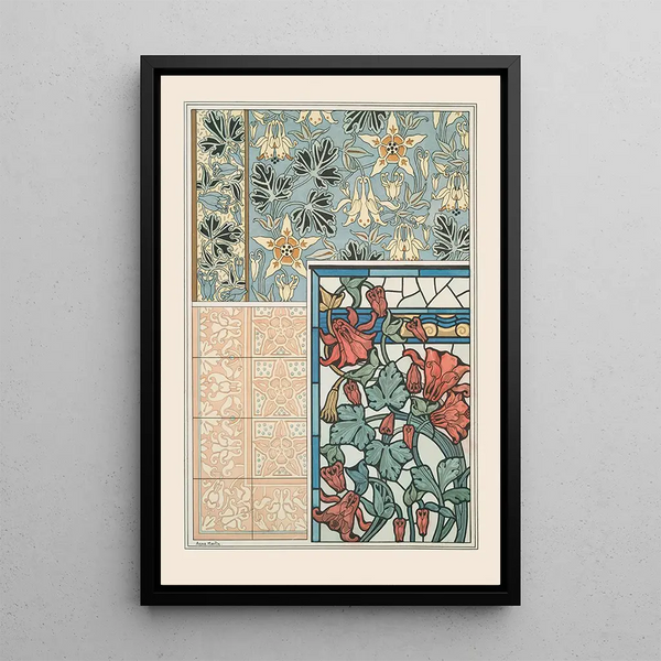 Ancolie 3 - Maurice Pillard Verneuil — framed artwork on a wall