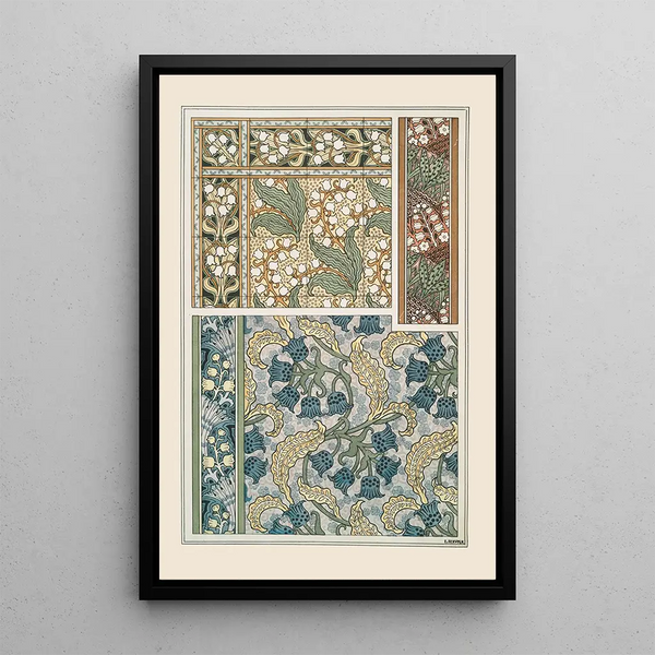 Lily of the Valley 2 - Maurice Pillard Verneuil — framed artwork on a wall