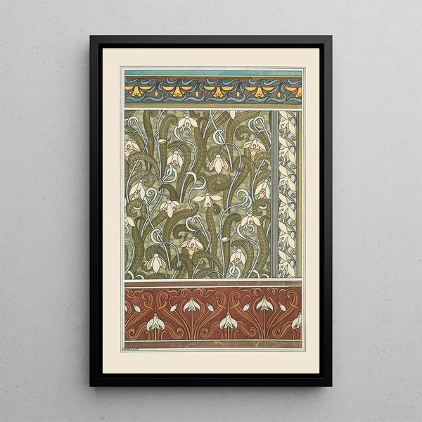 Snowdrop 2 - Maurice Pillard Verneuil — framed artwork on a wall