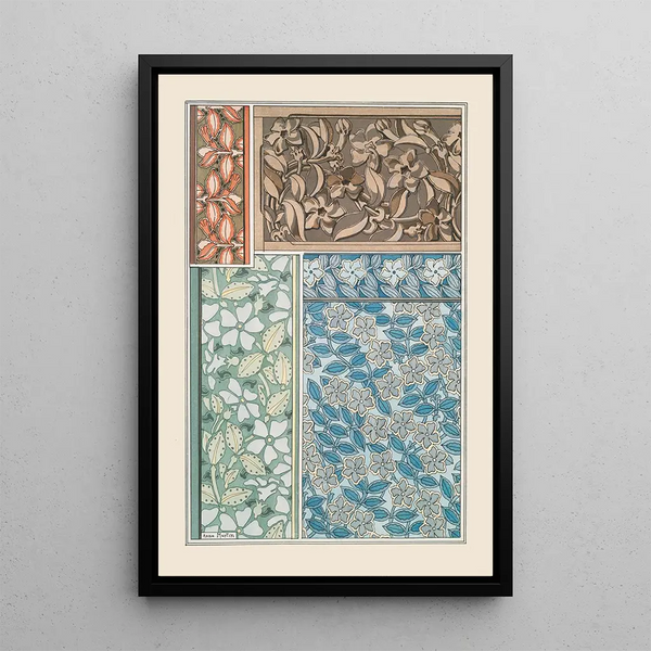 Pervenche 3 - Maurice Pillard Verneuil — framed artwork on a wall