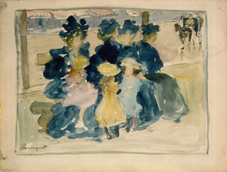 Le long du boulevard - Maurice Prendergast — artwork view