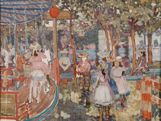 Carrousel - Maurice Prendergast — artwork view