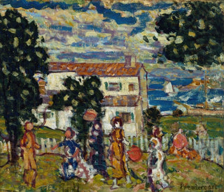 Village of New England - Maurice Prendergast — artwork view