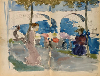 Sketchbook of Paris - Maurice Prendergast — artwork view