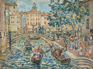 Scene of Venice - Maurice Prendergast — artwork view