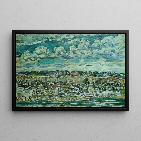 Saint-Malo Painting - Maurice Prendergast — framed artwork on a wall