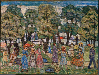 Under the Trees - Maurice Prendergast — artwork view