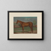 La reine des courses de trot - Maurice Scanlan — framed artwork on a wall