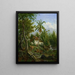 Indian Landscape Painting - Maurits E. H. R. van den Kerkhoff — framed artwork on a wall