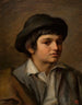 Portrait of a Boy with a Hat - Maurycy Gottlieb — artwork view
