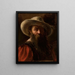 Portrait of a Man - Maurycy Gottlieb — framed artwork on a wall