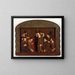 He cast a glance and went mad - Maurycy Minkowski — framed artwork on a wall