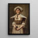 Woman Breton - Maurycy Sztencel — framed artwork on a wall