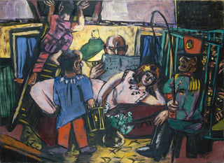 Circus Caravan Painting - Max Beckmann — artwork view
