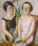 Double portrait painting - Max Beckmann — artwork view