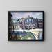 Frankfurt Main Station - Max Beckmann — framed artwork on a wall