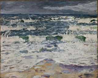Gray Sea Day - Max Beckmann — artwork view