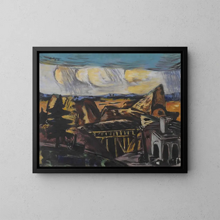 Grande carrière en Haute-Bavière - Max Beckmann — framed artwork on a wall