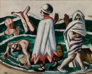 Lido Painting - Max Beckmann — artwork view