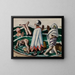 Lido Painting - Max Beckmann — framed artwork on a wall