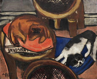 Majong et chiens froids - Max Beckmann — artwork view