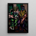 Mascarade - Max Beckmann — framed artwork on a wall