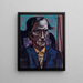 Portrait Painting of Fred Conway - Max Beckmann — framed artwork on a wall