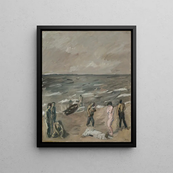 Shipwreck - Max Beckmann — framed artwork on a wall