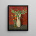 Marsh Flowers - Max Beckmann — framed artwork on a wall
