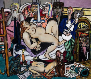The Night City - Max Beckmann — artwork view