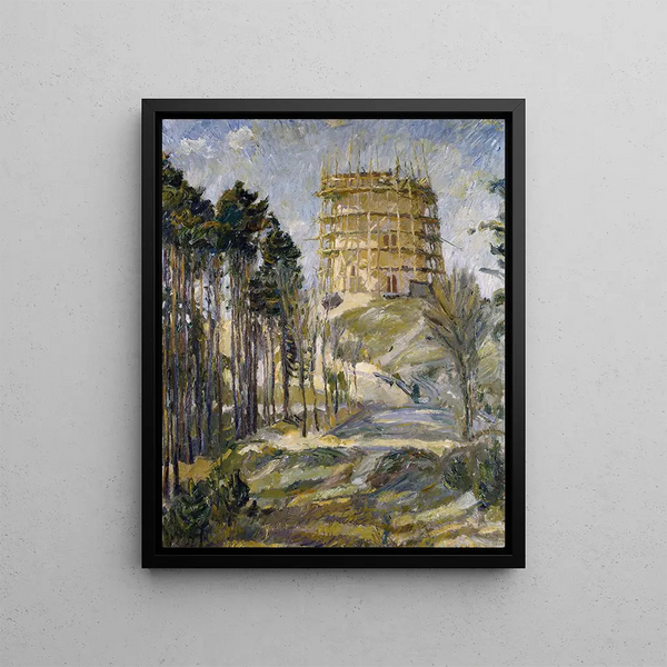 Château d'eau à Hermsdorf - Max Beckmann — framed artwork on a wall