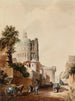 La Rue Clovis et le mur de Philippe Auguste - Max Berthelin — artwork view