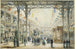 View of a transverse alley of the Palace of Industry - Max Berthelin — artwork view