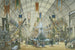 Interior view painting of the machine gallery, Universal Exhibition, current 8th arrondissement, Paris - Max Berthelin — artwork view