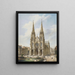 Église Sainte - Clotilde à Paris - Max Berthelin — framed artwork on a wall