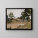 Plaza de toros à Collioure 1935 - Max Birrer — framed artwork on a wall