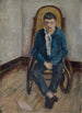 Portrait painting of the artist Walter Kurt Wiemken - Max Birrer — artwork view